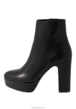 Z62T2059 Women Anna Field High Heeled Ankle Boots Black - Image 2