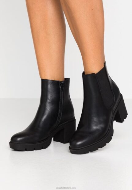 Z62T2060 Women Anna Field Platform Ankle Boots Black