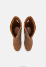 Z62T2065 Women Anna Field Winter Boot Wedge Ankle Boots Cognac - Image 6