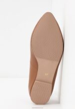 Z62T2066 Women Anna Field Leather Ballet Pumps Cognac - Image 7