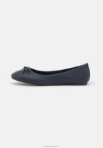 Z62T2067 Women Anna Field Ballet Pumps Dark Blue - Image 2