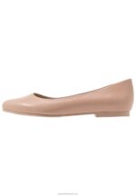 Z62T2069 Women Anna Field Leather Ballet Pumps Beige - Image 2