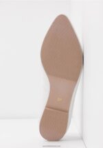 Z62T2072 Women Anna Field Leather Ballet Pumps White - Image 7