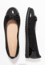 Z62T2074 Women Anna Field Ballet Pumps Black - Image 4