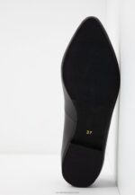 Z62T2077 Women Anna Field Leather Ballet Pumps Black - Image 7