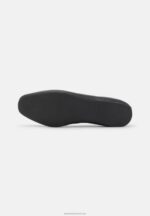 Z62T2085 Women Anna Field Leather Comfort Ballet Pumps Black - Image 5