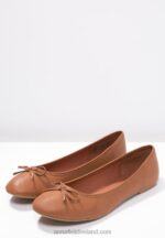 Z62T2088 Women Anna Field Ballet Pumps Cognac - Image 5