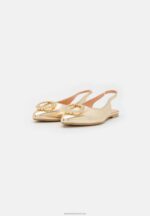 Z62T2185 Women Anna Field Slingback Ballet Pumps Gold - Image 3