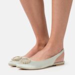 Z62T2186 Women Anna Field Slingback Ballet Pumps Green