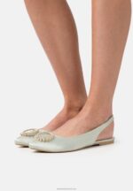 Z62T2186 Women Anna Field Slingback Ballet Pumps Green