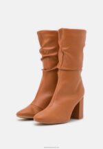 Z62T2196 Women Anna Field Boots Cognac - Image 3