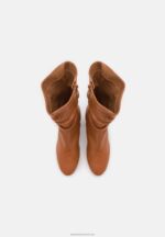 Z62T2196 Women Anna Field Boots Cognac - Image 6