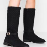 Z62T2198 Women Anna Field Boots Black