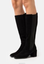 Z62T2200 Women Anna Field Leather Boots Black
