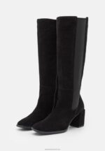 Z62T2200 Women Anna Field Leather Boots Black - Image 3