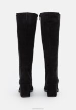 Z62T2200 Women Anna Field Leather Boots Black - Image 4