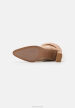 Z62T2201 Women Anna Field Leather Boots Beige - Image 5