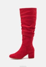 Z62T2208 Women Anna Field Boots Red - Image 2