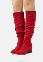 Z62T2208 Women Anna Field Boots Red