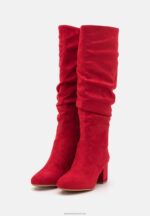 Z62T2208 Women Anna Field Boots Red - Image 3
