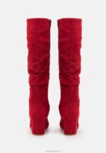 Z62T2208 Women Anna Field Boots Red - Image 4