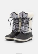 Z62T2215 Women Anna Field Winter Boots Silver - Image 3