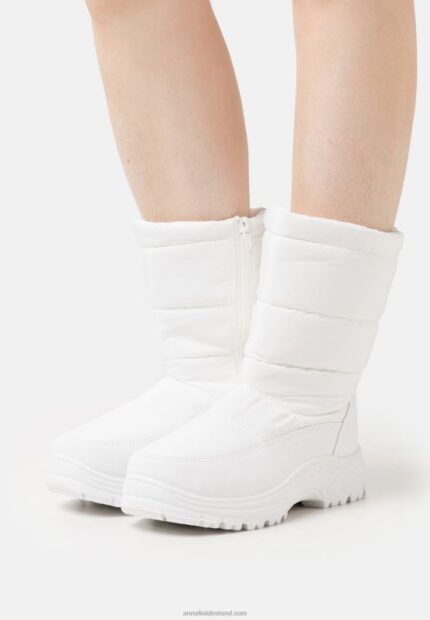 Z62T2217 Women Anna Field Winter Boots White
