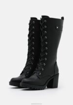 Z62T2220 Women Anna Field Platform Boots Black - Image 3