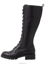 Z62T2222 Women Anna Field Lace-Up Boots Black - Image 2