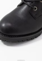 Z62T2222 Women Anna Field Lace-Up Boots Black - Image 3