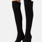 Z62T2227 Women Anna Field Over-The-Knee Boots Black
