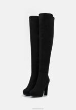 Z62T2227 Women Anna Field Over-The-Knee Boots Black - Image 3