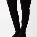 Z62T2228 Women Anna Field Over-The-Knee Boots Black
