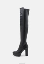 Z62T2232 Women Anna Field Over-The-Knee Boots Black - Image 2