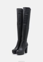 Z62T2232 Women Anna Field Over-The-Knee Boots Black - Image 3