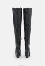 Z62T2232 Women Anna Field Over-The-Knee Boots Black - Image 4