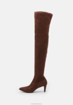 Z62T2234 Women Anna Field Over-The-Knee Boots Brown - Image 2