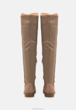 Z62T2237 Women Anna Field Over-The-Knee Boots Beige - Image 4