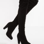 Z62T2238 Women Anna Field High Heeled Boots Black