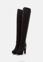 Z62T2242 Women Anna Field Over-The-Knee Boots Black - Image 3