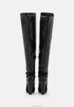 Z62T2242 Women Anna Field Over-The-Knee Boots Black - Image 4