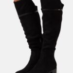 Z62T2245 Women Anna Field Over-The-Knee Boots Black