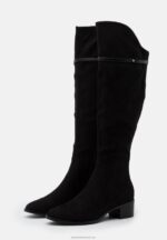 Z62T2245 Women Anna Field Over-The-Knee Boots Black - Image 3