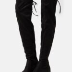 Z62T2246 Women Anna Field Over-The-Knee Boots Black