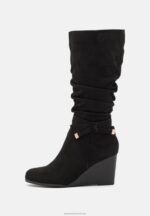 Z62T2247 Women Anna Field Wedge Boots Black - Image 2