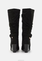 Z62T2247 Women Anna Field Wedge Boots Black - Image 4