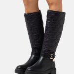 Z62T2249 Women Anna Field Platform Boots Black