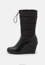 Z62T2253 Women Anna Field Winter Boot Wedge Boots Black - Image 2