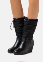 Z62T2253 Women Anna Field Winter Boot Wedge Boots Black