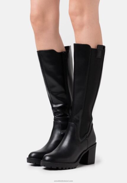 Z62T2254 Women Anna Field Platform Boots Black